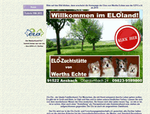 Tablet Screenshot of elo-von-werths-echte.de